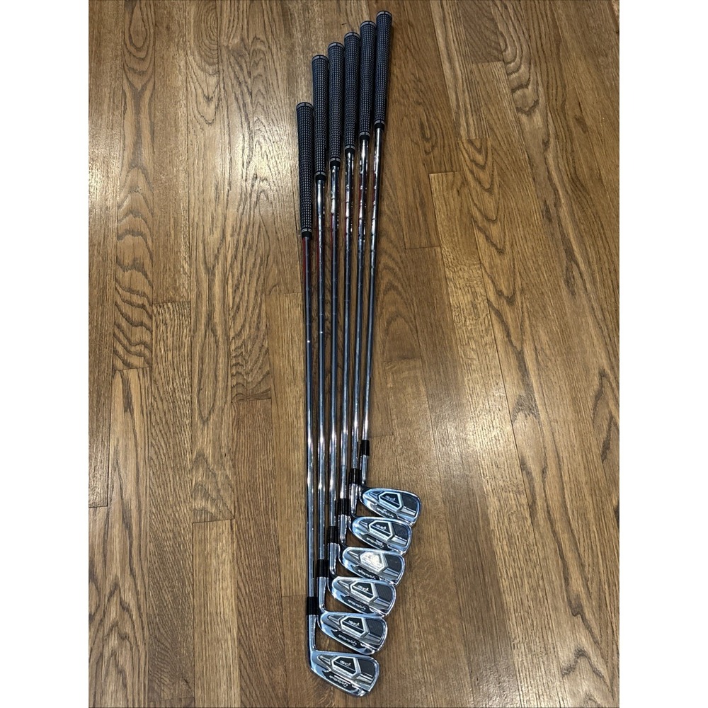 TaylorMade Forged Psi Irons 3/5/6/7/8/9 NS Pro Flex  X Modus 3 Lampkin Grips